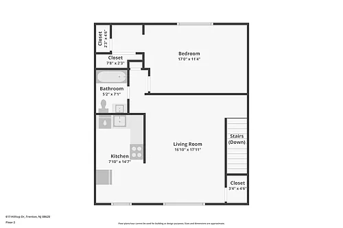 Floor plan 1BR-1-REN