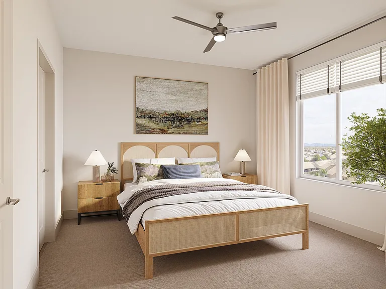 Bedroom with Window