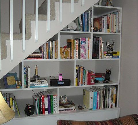Bookcase under Stairs