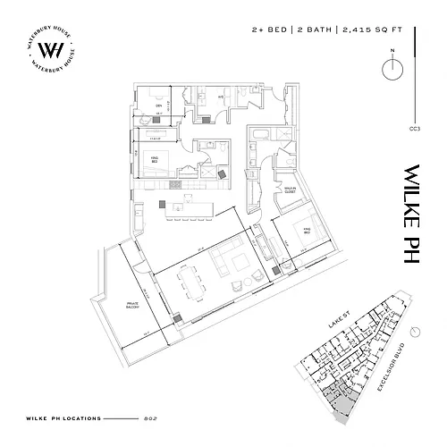Floor plan Wilke Penthouse