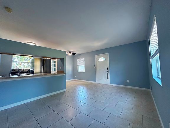 Living room and kitchen