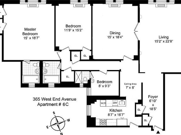 2nd image of 365 W End Ave APT 6C