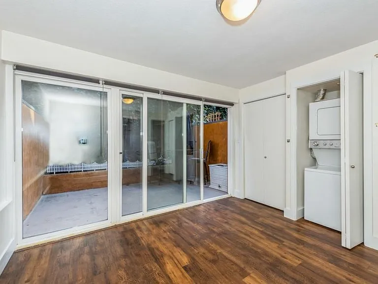 bedroom and in unit w/d