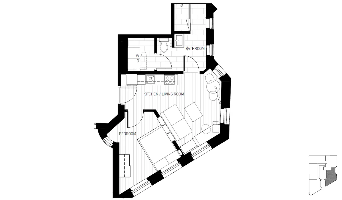 Floor plan 5 stack