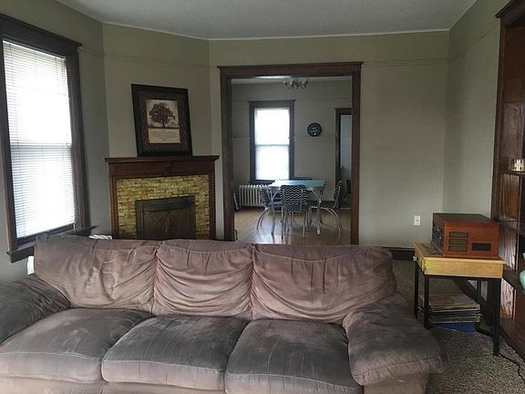 Large Living room with fireplace.