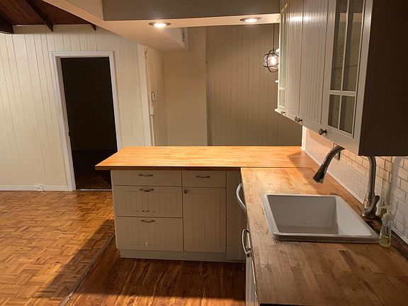 looking into dining room bedroom is dark area