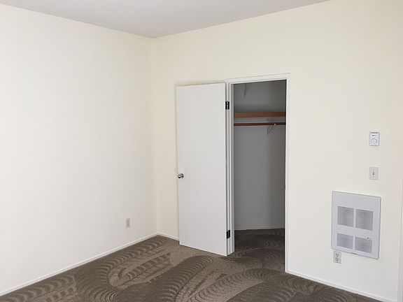 Bedroom looking to walk in closet