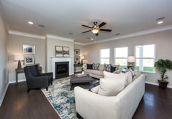 BUFFINGTON MODEL HOME-spacious living room-options and selections may vary