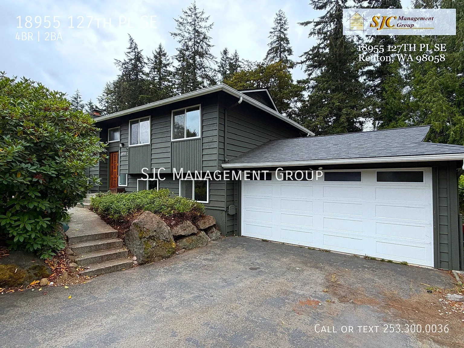 4 bedroom 1.75 bath Renton Split Level with Greenhouse — Photo 1