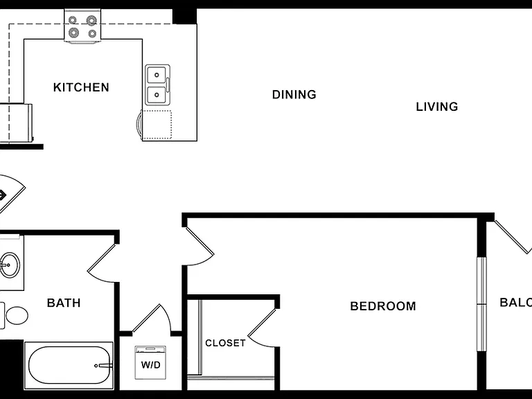 A4 1 Bedroom 1 Bath A4 1 Bedroom 1 Bath