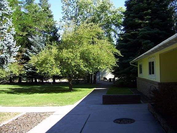 From front looking toward shop