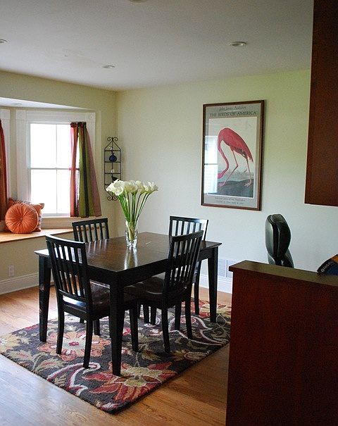 Breakfast/study area located just off the kitchen