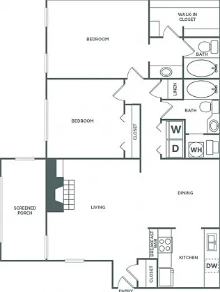 Savannah Classic | 2 bed 2 bath | 1250 sq ft Savannah Classic | 2 bed 2 bath | 1250 sq ft