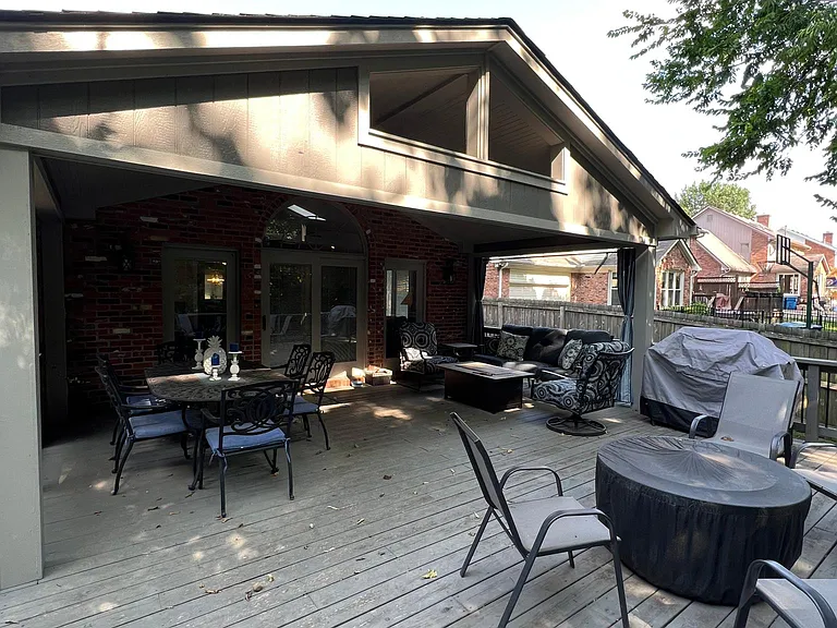 Backyard and patio