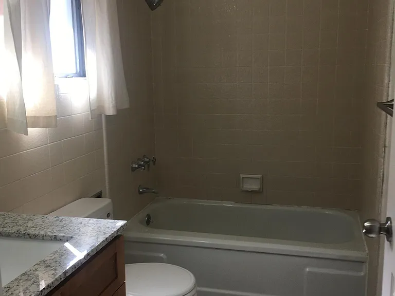 Hallway bathroom