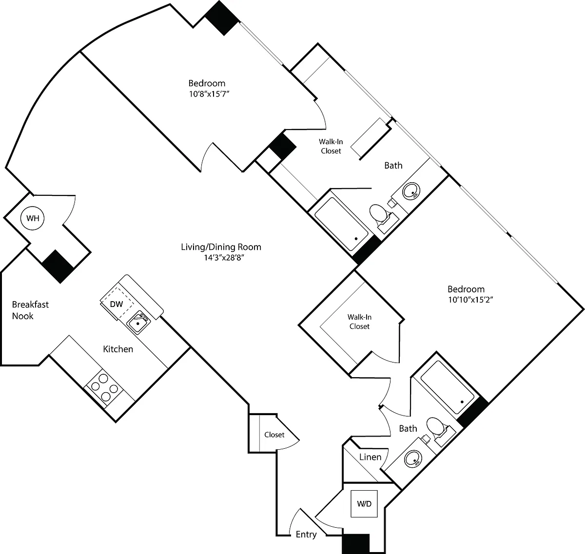 Floor plan 2B1