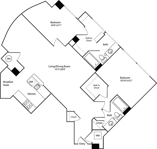 Floor plan 2B1