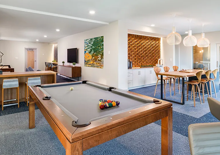 The Adams at Hancock Village - Game Room