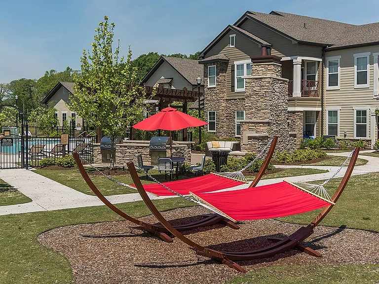 Grilling Station with Covered Seating & Hammocks