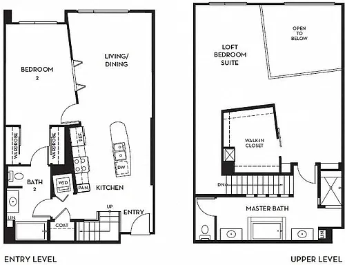 Floor plan T1-1 Townhome