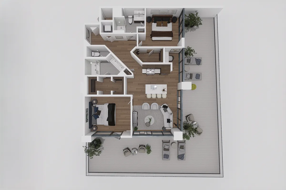 Floor plan B2