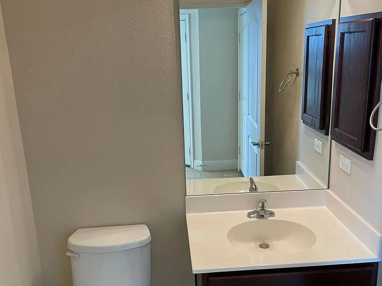 Guest Bathroom off living room