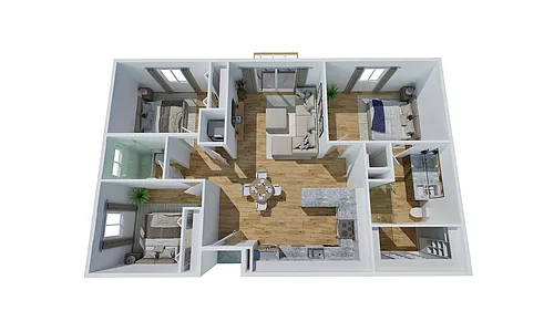 Floor plan 3 Bedroom