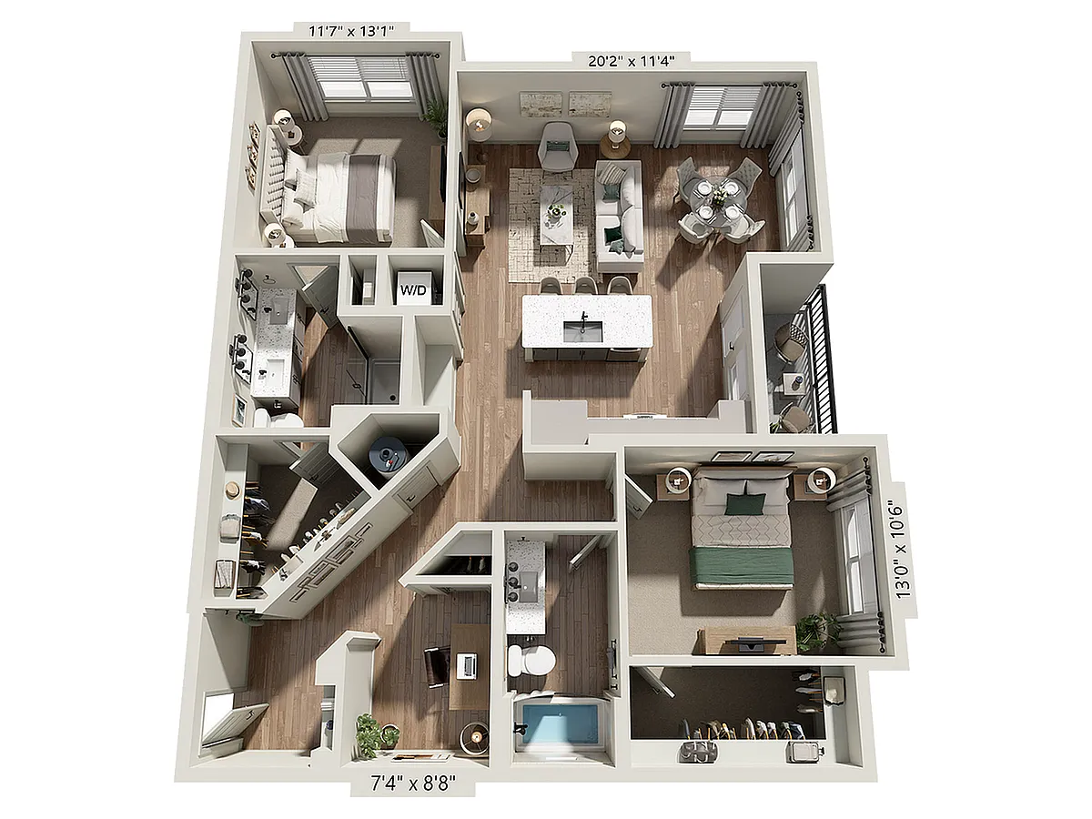 Floor plan B2