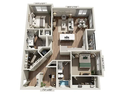 Floor plan B2