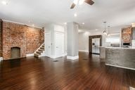 Living Area Open To Kitchen