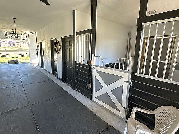 Horse barn