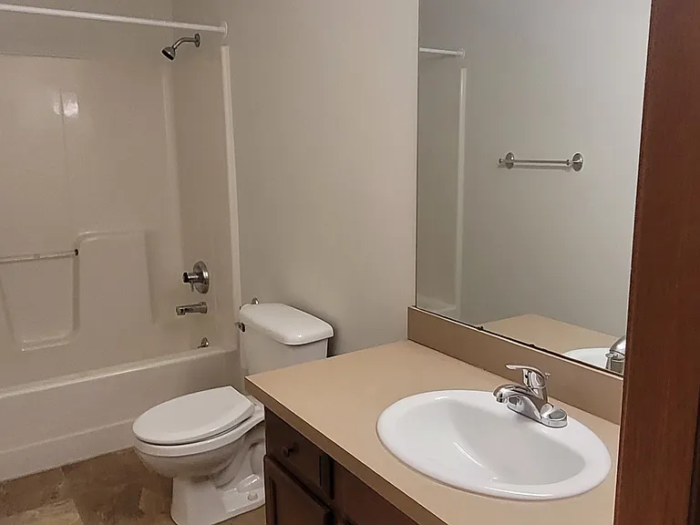 Bathroom looking in.