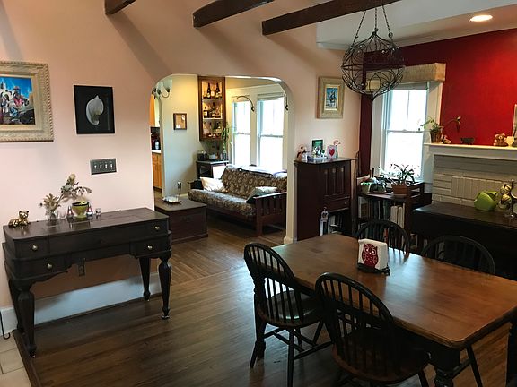 Living room from front door