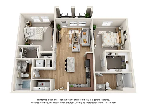 Floor plan B1