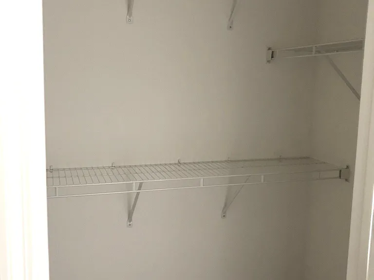 First bedroom closet