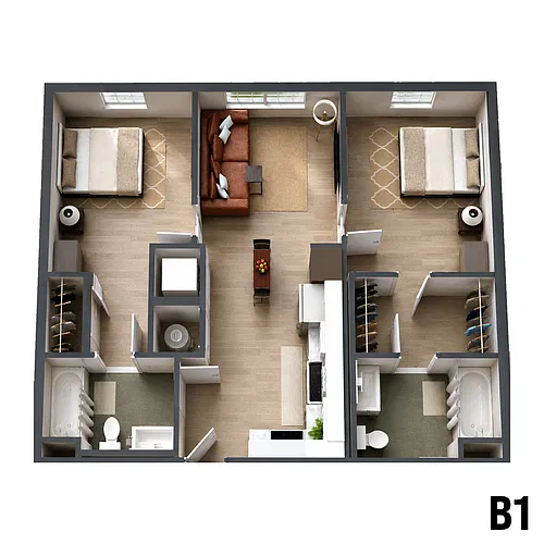 Floor plan The Duo