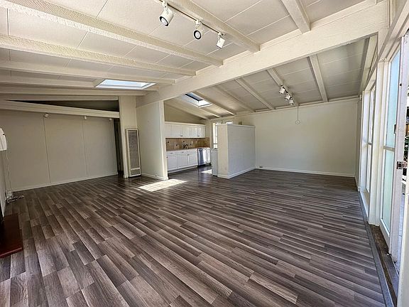 Living room and dining area