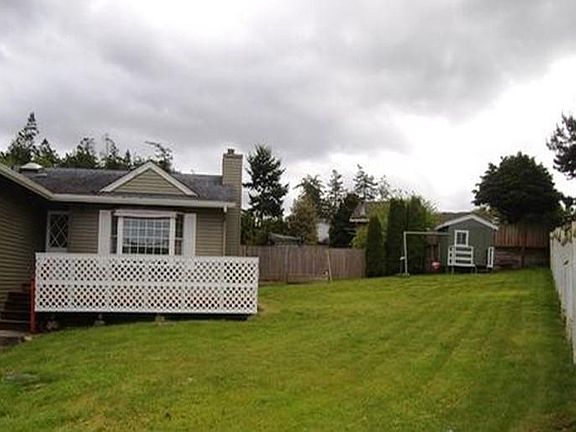 Fenced yard