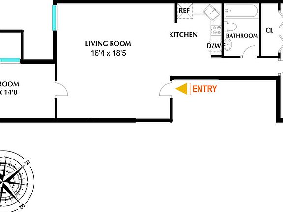 2nd image of 312 W 98th St APT 3