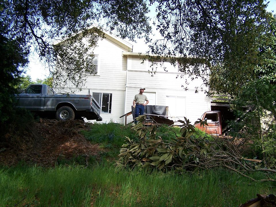 Back yard photo from bottom of property line
