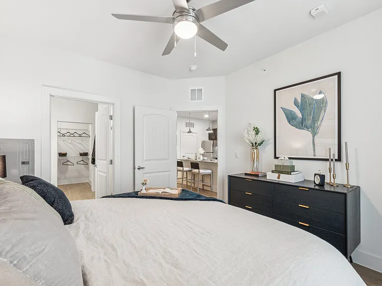 Your Bedroom: Floorplan with direct walk-in closet access