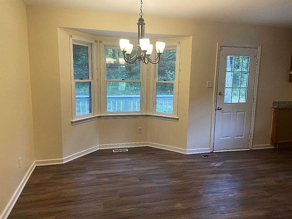 Kitchen With New LVP Flooring