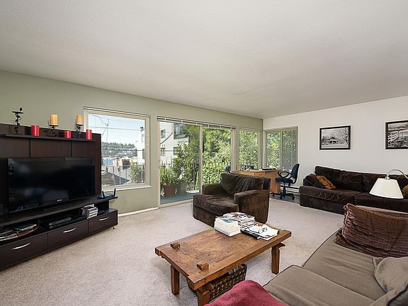 Living area with balcony