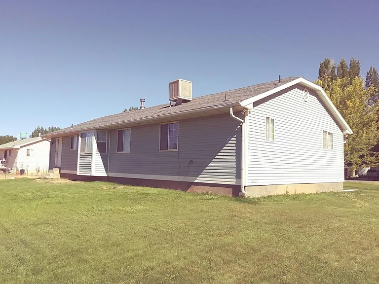 Back and Southeast side of yard
