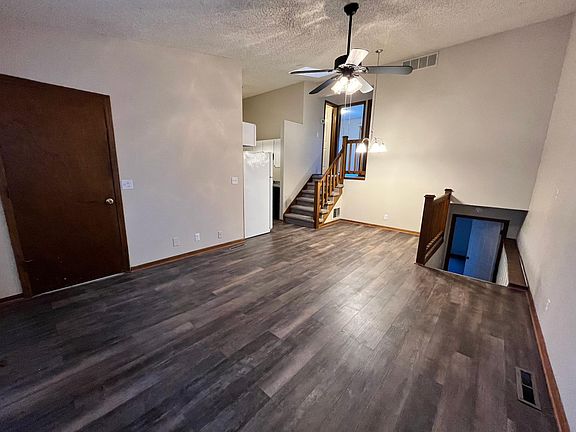 Living room and dining area