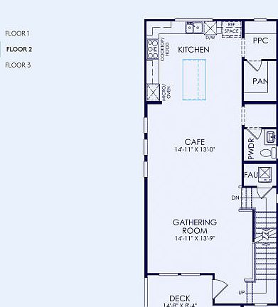 Plan 3 Floor Plan, Quick Move-In Home, Floor 2