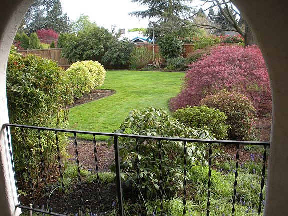 view from front entry