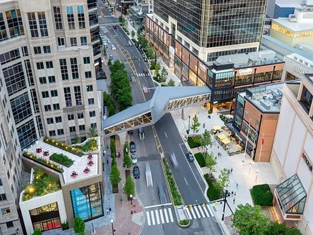Ballston Quarter & Ballston Exchange from Meridian at Ballston Commons' Rooftop