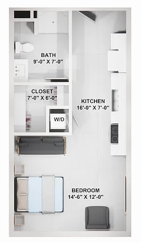 Floor plan Studio