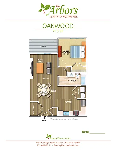 Floor plan Oakwood